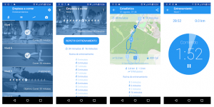 app comenzar a correr